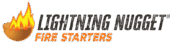 Lightning Nugget Firestarters Logo in color.